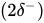 left-parenthesis 2 delta Superscript minus Baseline right-parenthesis