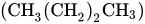 left-parenthesis CH Subscript 3 Baseline left-parenthesis CH Subscript 2 Baseline right-parenthesis Subscript 2 Baseline CH Subscript 3 Baseline right-parenthesis