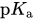 p upper K Subscript a Baseline