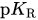 p upper K Subscript upper R Baseline