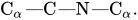 upper C Subscript alpha Baseline em-dash upper C em-dash upper N em-dash upper C Subscript alpha Baseline period