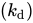 left-parenthesis k Subscript d Baseline right-parenthesis