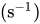 left-parenthesis s Superscript negative 1 Baseline right-parenthesis