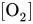 left-bracket upper O Subscript 2 Baseline right-bracket