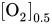 left-bracket upper O Subscript 2 Baseline right-bracket Subscript 0.5