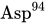 Asp Superscript 94