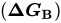 left-parenthesis bold upper Delta bold-italic upper G Subscript bold upper B Baseline right-parenthesis