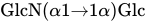 GlcN left-parenthesis alpha Baseline 1 right-arrow 1 alpha right-parenthesis Glc