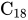 upper C Subscript 18