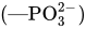 left-parenthesis em-dash PO Subscript 3 Superscript 2 minus Baseline right-parenthesis