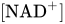 left-bracket NAD Superscript plus Baseline right-bracket