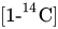 left-bracket 1 hyphen Superscript 14 Baseline upper C right-bracket