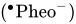 left-parenthesis Superscript bullet Baseline zero width space Pheo Superscript minus Baseline right-parenthesis