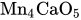 Mn Subscript 4 Baseline CaO Subscript 5