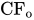 CF Subscript o