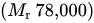 left-parenthesis upper M Subscript r Baseline 78 comma 000 right-parenthesis