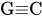 upper G identical-to upper C